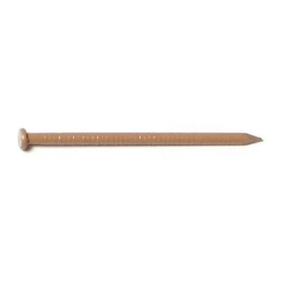 Monster Fastener Oak Brown Painted Steel Panel Flat Head Nails