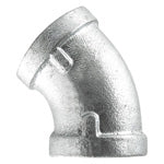 STZ Industries 311E45-18 Galvanized Malleable Iron 45 Degree Elbow