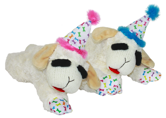 MultiPet Lamb Chop® with Birthday Hat (10.5 Inch Toy)