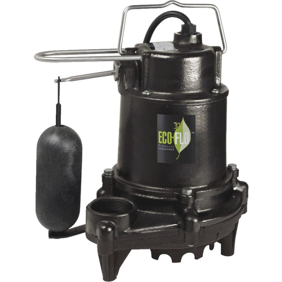 ECO-FLO 1/3 HP High Efficiency Cast Iron Submersible Sump Pump