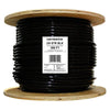 Marmon Home Improvement 500 ft. 2/0 Black Stranded Copper THHN Wire (500', Black)