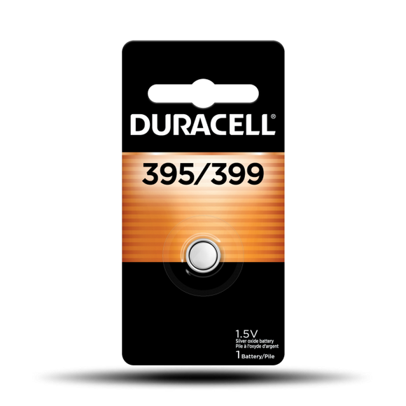 Duracell 395/399 Silver Oxide Button Battery (1Pk)