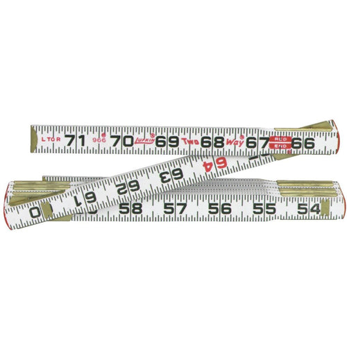 Lufkin 6 Ft. x 5/8 In. Two Way Folding Rule