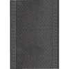 Multy Home Greek Key 26 In. x 60 Ft. Gray Carpet Runner, Indoor/Outdoor