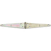 National 6 In. Zinc Light Strap Hinge
