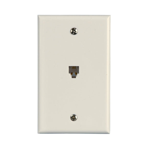 AmerTac Flush Mount Telephone Wallplate