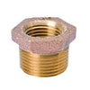 B & K Industries Red Brass Reducer Bushing 1 in. x 1/2 in.