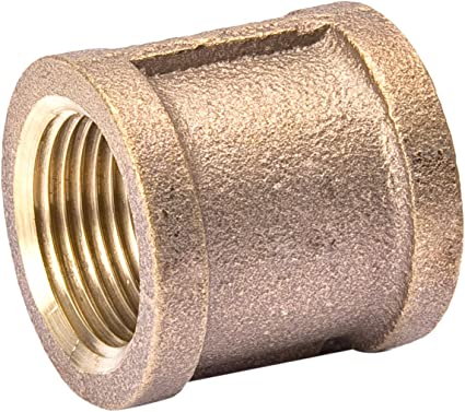 B & K Industries Coupling 125# Red Brass Threaded Fittings 1/8 in.