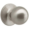 Design House Ball Dummy Door Knob in Satin Nickel