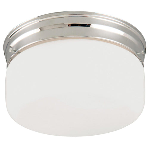 Design House Ceiling Mount Fixture in Chrome, 2-Light 8 Inch