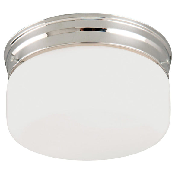 Design House Ceiling Mount Fixture in Chrome, 2-Light 8 Inch