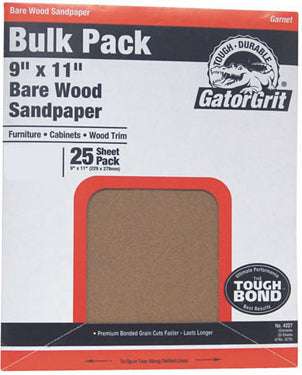 9X11 GARNET C-WT 150 BULK SANDPAPER