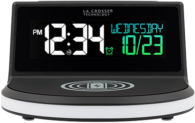 ALARM CLOCK GLOW W/WIRELESS CHARGER