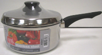 GC SAUCEPAN S/S W/LID 2.5 QT