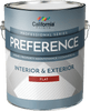 California Products Malibu Preference Interior & Exterior Paint Flat Medium Base - 1 Gallon