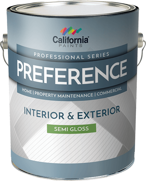 California Products Preference Interior & Exterior Paint Semi Gloss Neutral Base - 1 Gallon