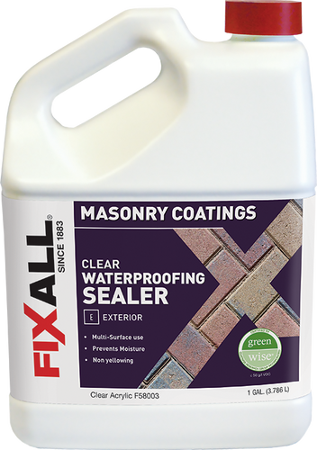 FixAll Clear Waterproofing Sealer Clear - 1 Gallon