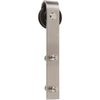 Delaney Hardware 1000 Series 6 ft. Brushed Steel Barn Door Hardware Kit