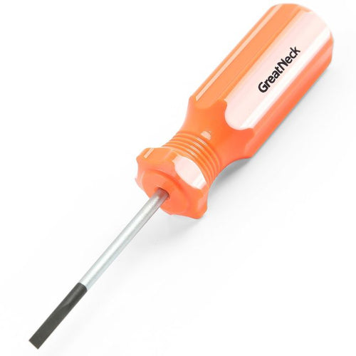 Great Neck Saw Manufacturing 3/32 x 1.5 Slotted Round Shank Screwdriver