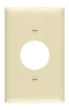 Pass & Seymour Single Receptacle Openings, One Gang, Ivory