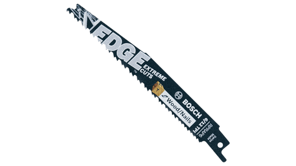 Bosch 5 pc. 6 In. 6/12 TPI Edge Reciprocating Saw Blades for Wood/Nails