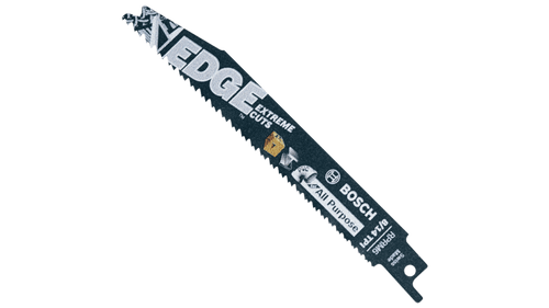 Bosch 5 pc. 6 In. 8/14 TPI Edge Reciprocating Saw Blades for All Purpose