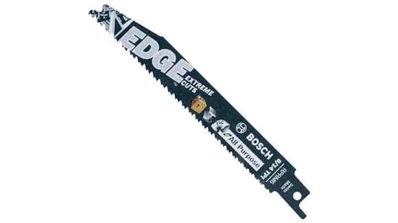Bosch 5 pc. 6 In. 8/14 TPI Edge Reciprocating Saw Blades for All Purpose