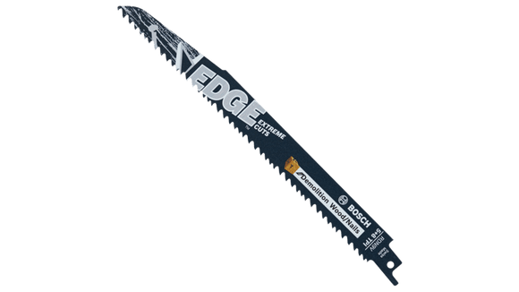 Bosch 5 pc. 9 In. 5/8 TPI Edge Reciprocating Saw Blades for Wood/Nail Demolition