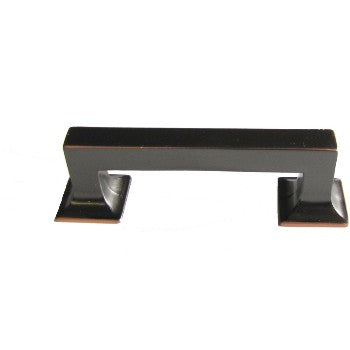 Hardware House 147682 Art Deco Cabinet Pull, Classic Bronze Fnish 3
