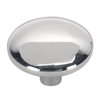 Hardware House 599894 Round Cabinet Knob, Chrome 1 1/4 inch