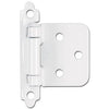 Hardware House 599936 Flush Cabinet Hinge, White