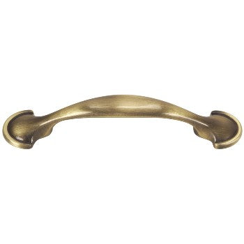 Hardware House 643262 Spoon Cabinet Pull, Antique Brass