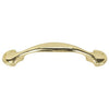 Hardware House 643304 Spoon Cabinet Pull, Brass