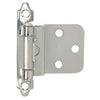 Hardware House 644542 Inset Cabinet Hinge, Satin Nickel