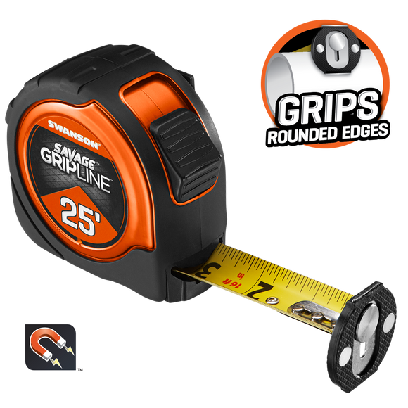 Swanson Tool Gripline™ 25 Ft. Magnetic