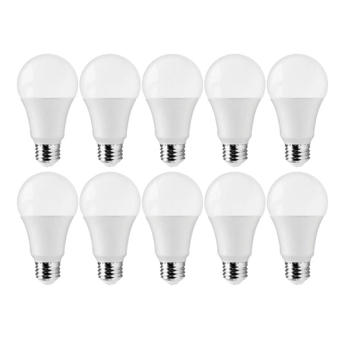 Satco 11438 - 12A19/LED/E26/850/120V/10PK S11438 A19 A Line Pear LED Light Bulb
