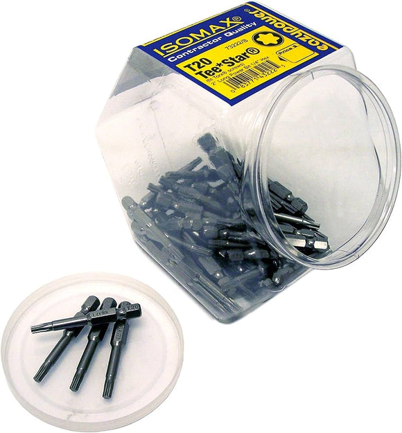 Eazypower 002205 Tub 50 T10 Fits Torx Screws, 1/4