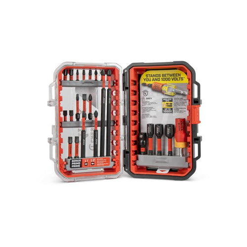 Crescent 24 Pc. eSHOK-GUARD™ alphaCASE™ Set