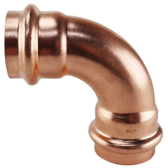 Apollo Copper 90-degree Press x Press Elbow Fitting