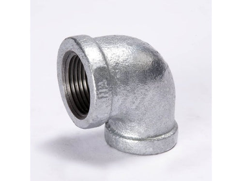 BK Products Galvanized 90Â° Reducing Elbow
