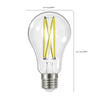 Satco S12442 12.5A19/CL/LED/927/120V/4PK
