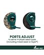 Perky-Pet Green 2-in-1 Tube Bird Feeder