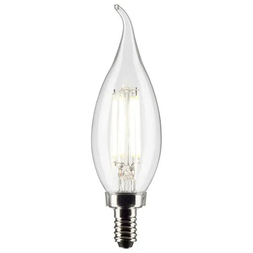 Satco S21840 4 Watt CA10 Candelabra Base LED Bulb