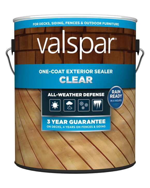 Valspar® One-Coat Clear Exterior Sealer