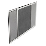 M D Building Products 20-37 in. White Aluminum Adjustable Screen