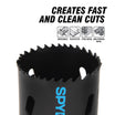Spyder 600107CF 5 Bi-Metal Hole Saw Rapid Core Eject™