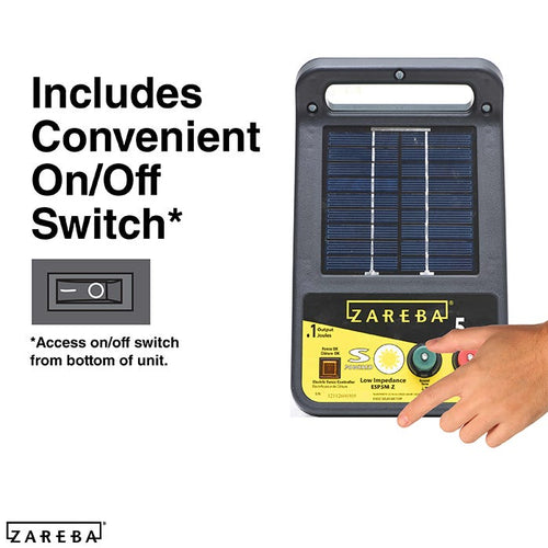 Zareba® 5 Mile Solar Low Impedance Fence Charger