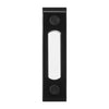 Globe Heath Zenith Black Metal Wired Lighted Push Doorbell Button