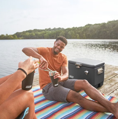 Coleman Coleman Reunion 54 Qt. Steel Belted Matte Cooler, Midnight