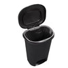 Rubbermaid Classic Step-On Trash Can Black Resin